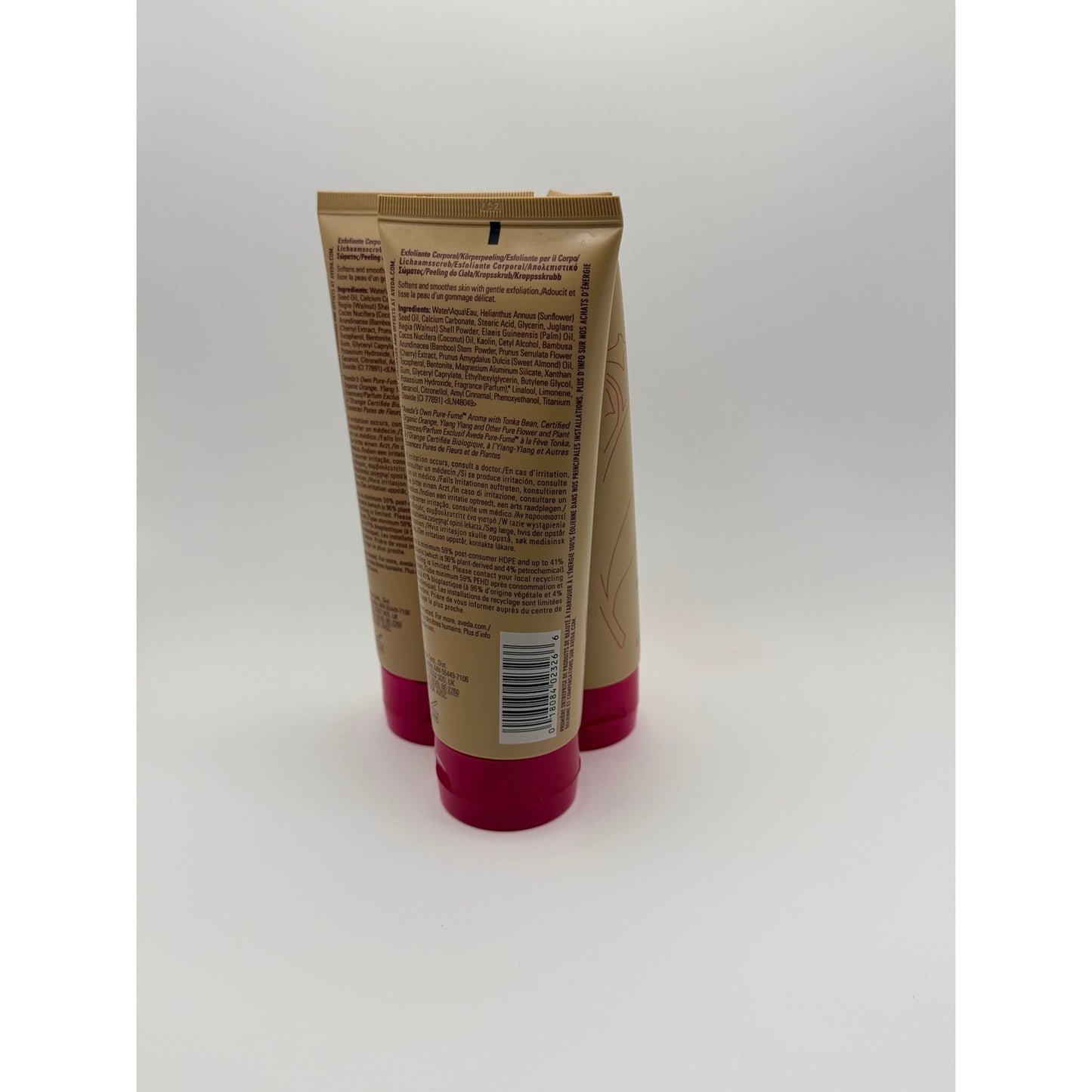 Aveda Cherry Almond body scrub 6.7 oz Authentic NEW 3 pack