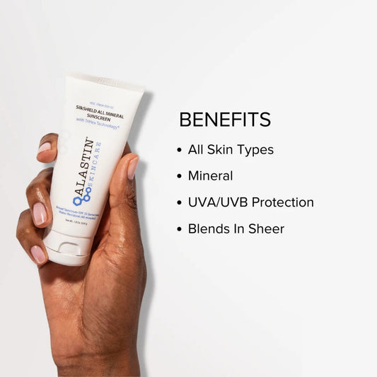 Alastin Skincare SilkSHIELD All Mineral Sunscreen SPF 30 1.9 Oz