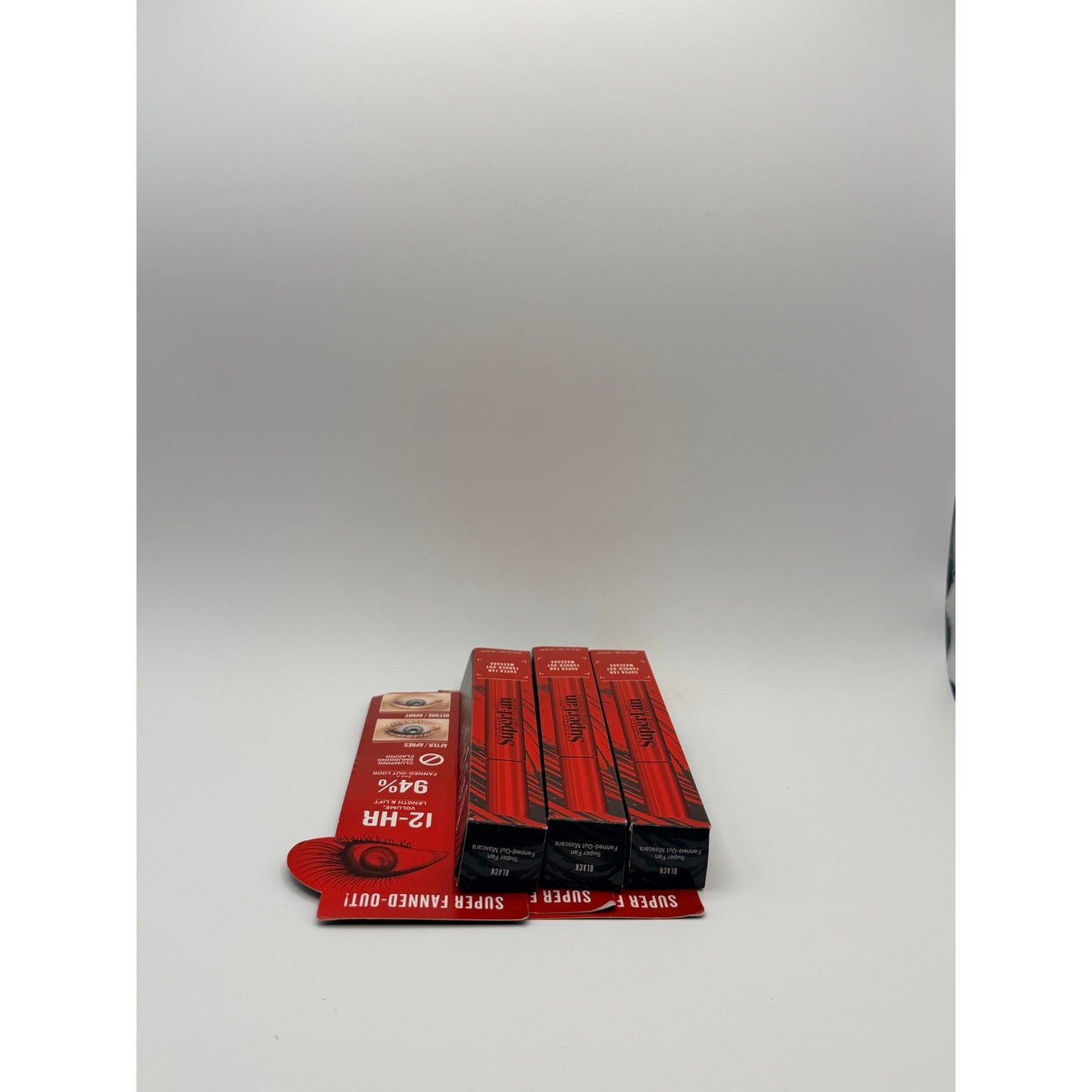 Smashbox Super Fan Lash Lengthening Mascara NEW Authentic 3 pack