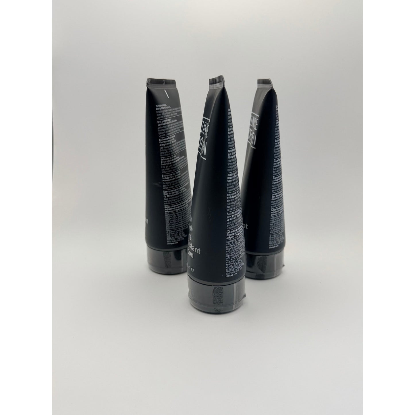 Clinique for Men charcoal face wash 6.7oz NEW Authentic 3 pack