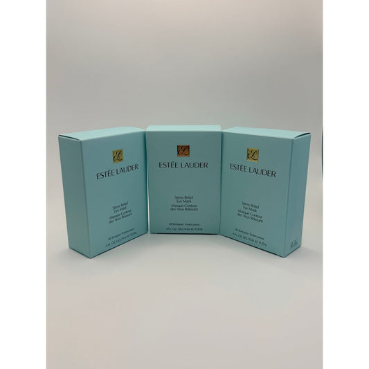 Estée Lauder stress, relief eye mask 10 patches per pack NEW Authentic 3 pack