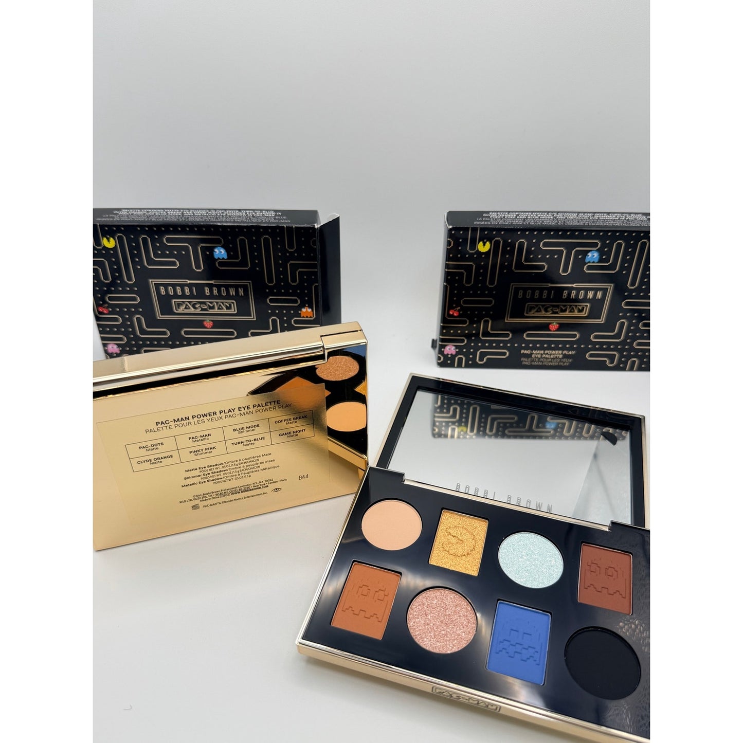 Bobbi Brown Pac-man Power Play Eye Shadow Palette NEW Authentic 2 pack