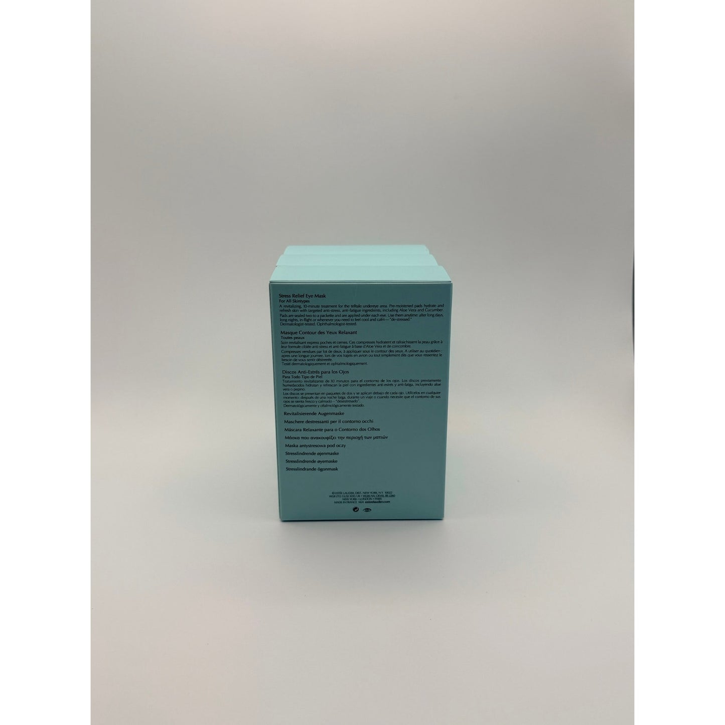 Estée Lauder stress, relief eye mask 10 patches per pack NEW Authentic 3 pack